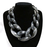 Designed Big Plastic Resin Chain necklace Colar Linked Choker and Necklaces, Bracelet, Diva Unique - Diva Unique